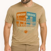 Arkansas River Trail Bridges Little Rock Arkansas Cooling Performance Crew T-Shirt