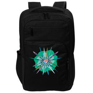 Artist Brushes Heart Impact Tech Backpack