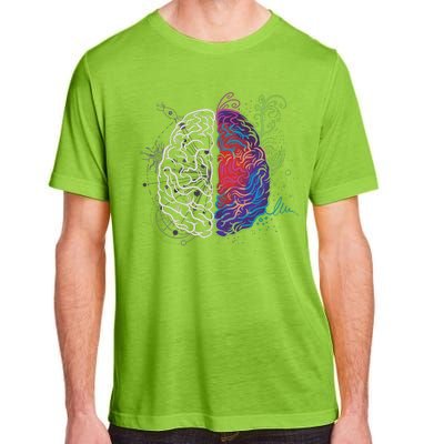 Artistic And Logical Brain Adult ChromaSoft Performance T-Shirt