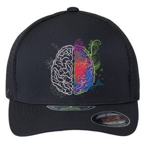 Artistic And Logical Brain Flexfit Unipanel Trucker Cap