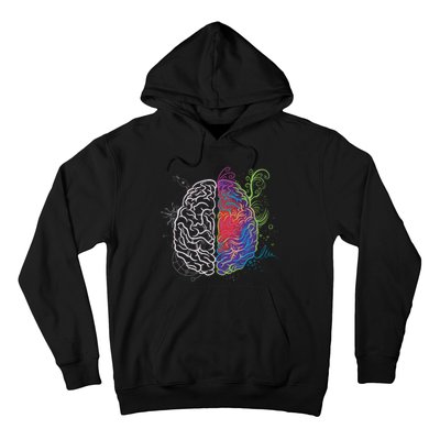 Artistic And Logical Brain Hoodie