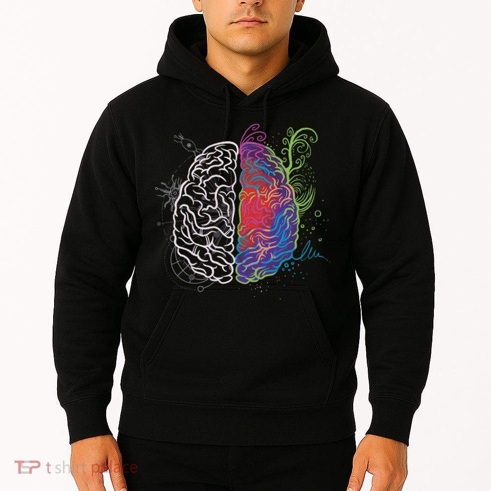 Artistic And Logical Brain Hoodie
