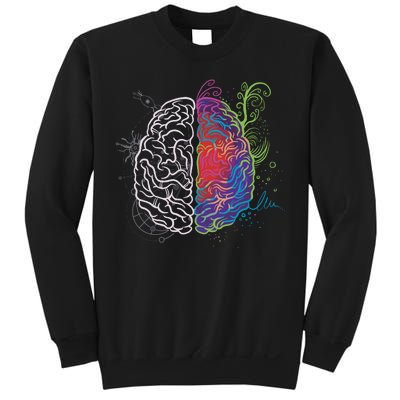 Artistic And Logical Brain Sweatshirt