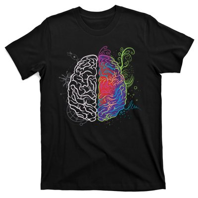 Artistic And Logical Brain T-Shirt