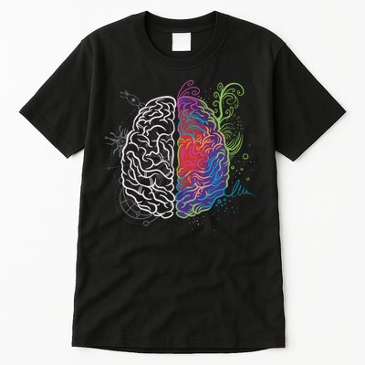 Artistic And Logical Brain Tall T-Shirt