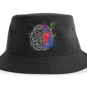 Artistic And Logical Brain Sustainable Bucket Hat