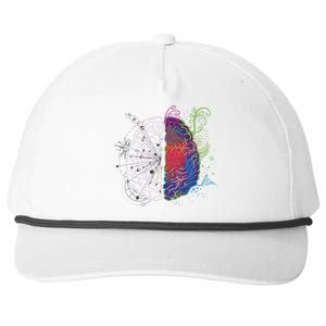 Artistic And Logical Brain Snapback Five-Panel Rope Hat