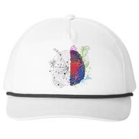 Artistic And Logical Brain Snapback Five-Panel Rope Hat