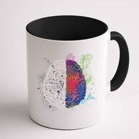 Artistic And Logical Brain Mug