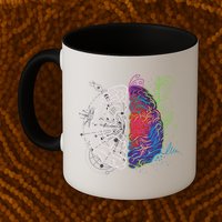 Artistic And Logical Brain Mug