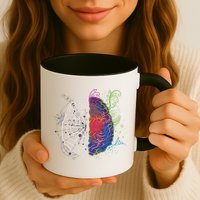 Artistic And Logical Brain Mug