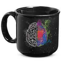 Artistic And Logical Brain 15oz Campfire Ceramic Mug