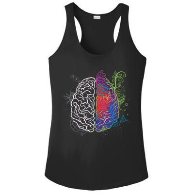Artistic And Logical Brain Ladies PosiCharge Competitor Racerback Tank