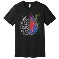 Artistic And Logical Brain Premium T-Shirt