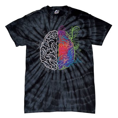 Artistic And Logical Brain Tie-Dye T-Shirt