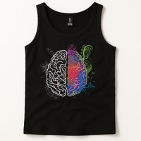 Artistic And Logical Brain Tank Top