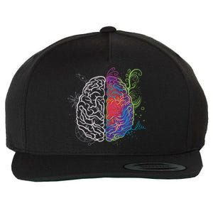 Artistic And Logical Brain Wool Snapback Cap