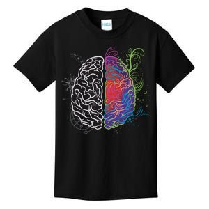 Artistic And Logical Brain Kids T-Shirt