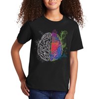 Artistic And Logical Brain Kids T-Shirt