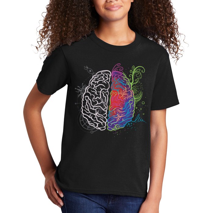 Artistic And Logical Brain Kids T-Shirt