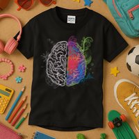 Artistic And Logical Brain Kids T-Shirt