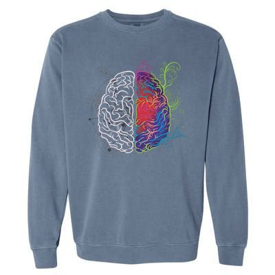 Artistic And Logical Brain Garment-Dyed Sweatshirt