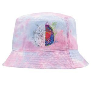 Artistic And Logical Brain Tie-Dyed Bucket Hat