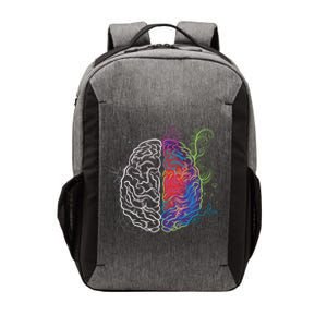 Artistic And Logical Brain Vector Backpack