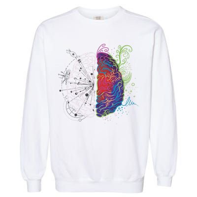 Artistic And Logical Brain Garment-Dyed Sweatshirt