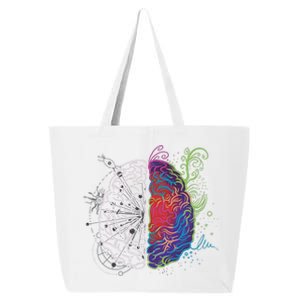 Artistic And Logical Brain 25L Jumbo Tote