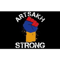 Artsakh Strong Armenian Flag Colors Protest Fist Bumper Sticker