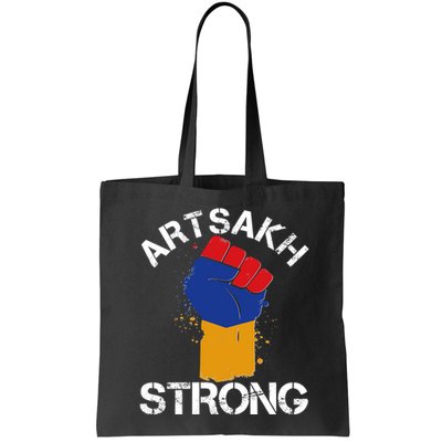 Artsakh Strong Armenian Flag Colors Protest Fist Bag