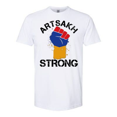 Artsakh Strong Armenian Flag Colors Protest Fist Softstyle® CVC T-Shirt