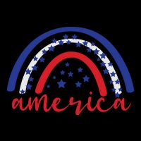 America Rainbow USA 16 in Basic Backpack