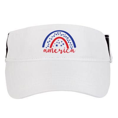 America Rainbow USA Adult Drive Performance Visor