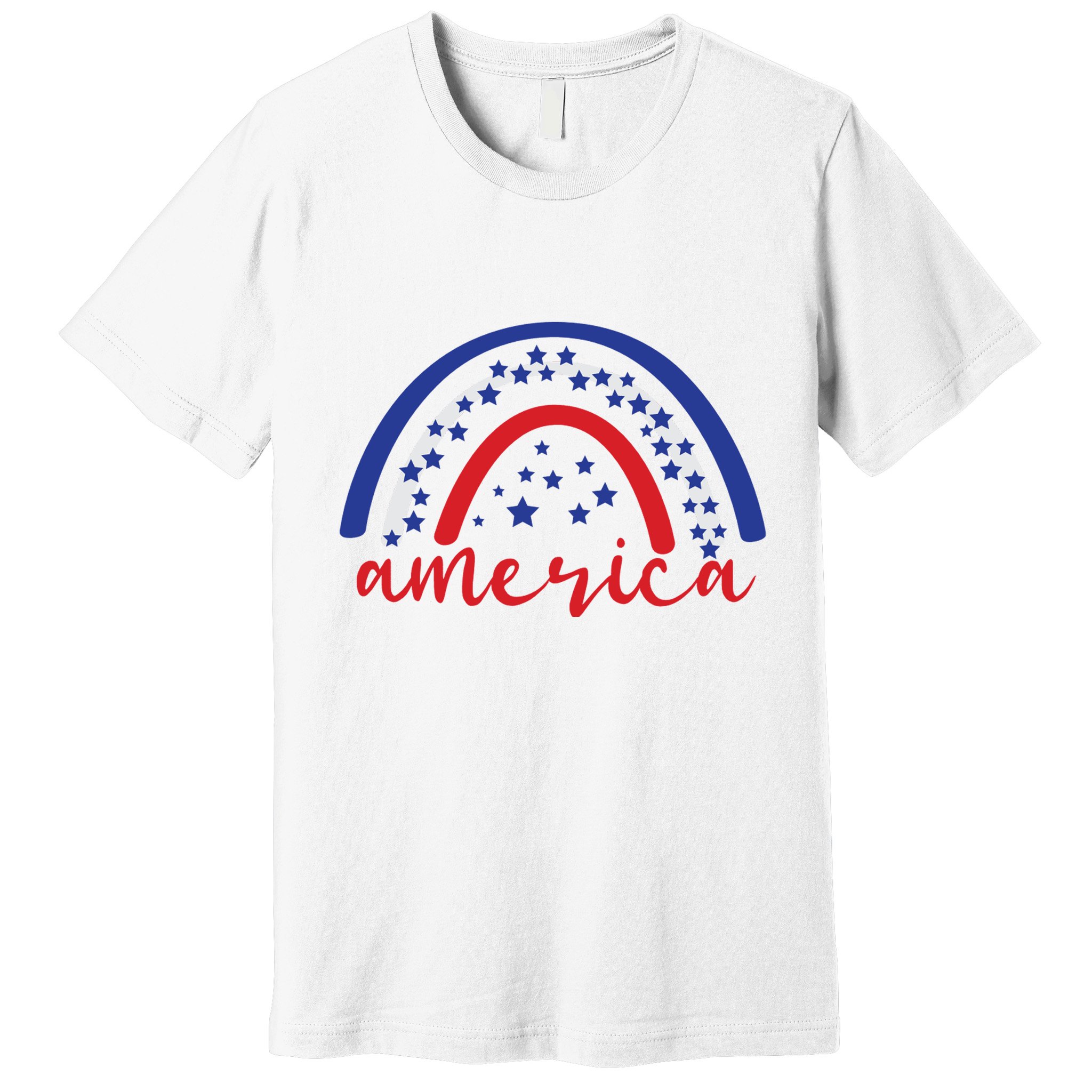 America Rainbow USA Premium T-Shirt