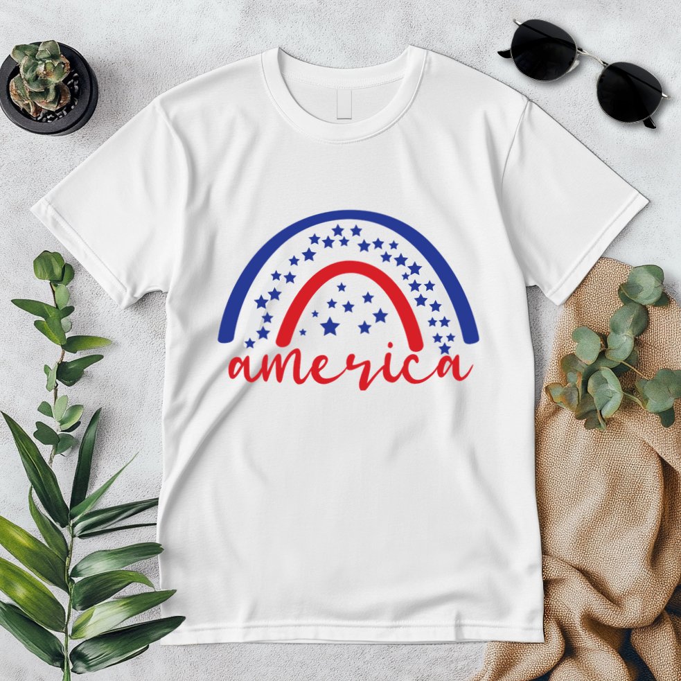 America Rainbow USA Premium T-Shirt