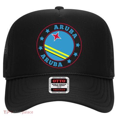 Aruba High Crown Mesh Back Trucker Hat