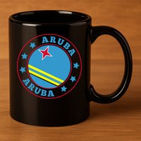 Aruba 11oz C Handle Ceramic Mug