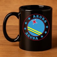 Aruba 11oz C Handle Ceramic Mug