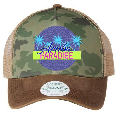 Aruba Paradise Legacy Tie Dye Trucker Hat