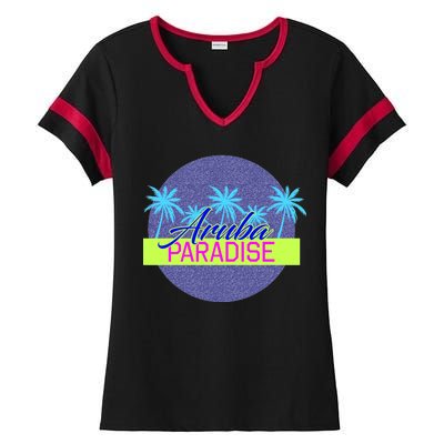 Aruba Paradise Ladies Halftime Notch Neck Tee