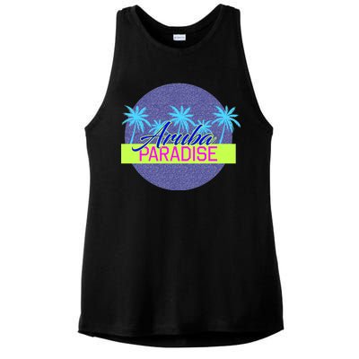 Aruba Paradise Ladies PosiCharge Tri-Blend Wicking Tank