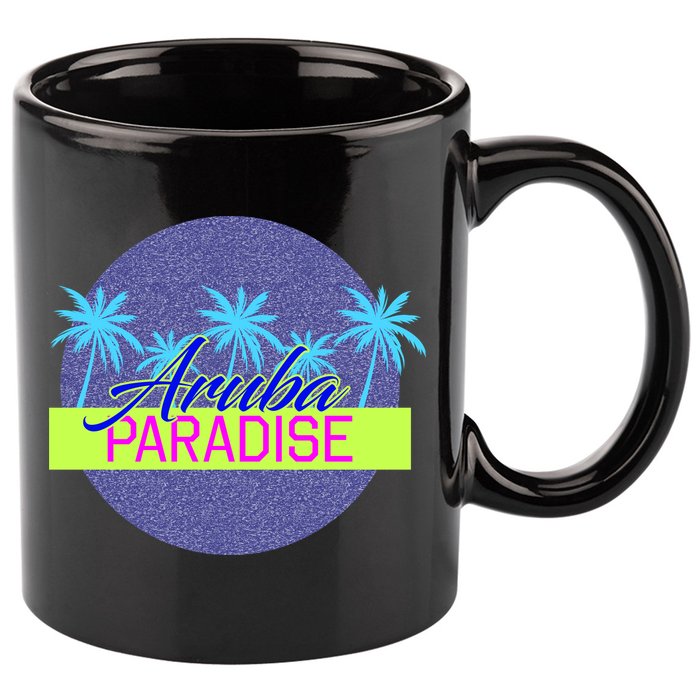 Aruba Paradise 11oz C Handle Ceramic Mug