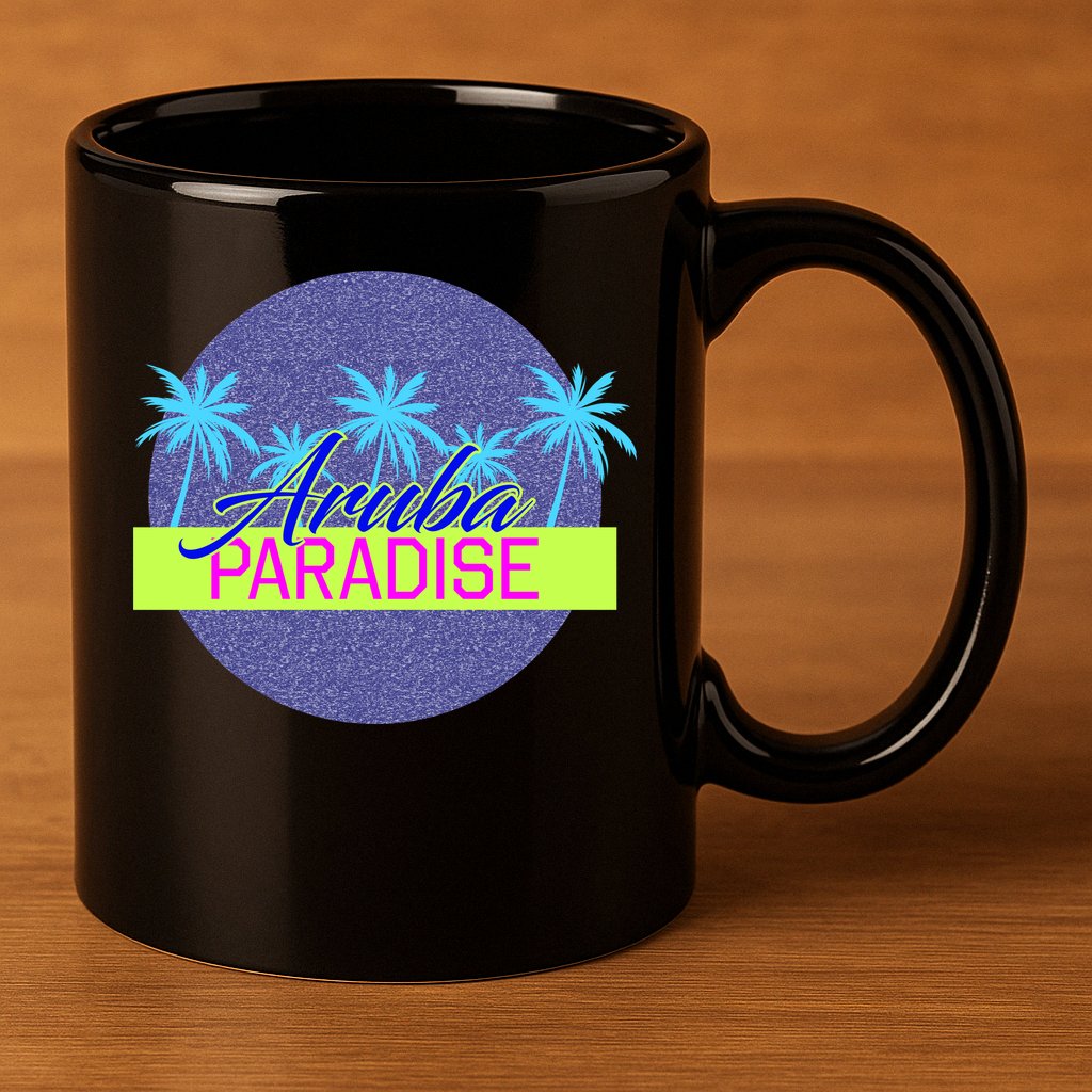 Aruba Paradise 11oz C Handle Ceramic Mug