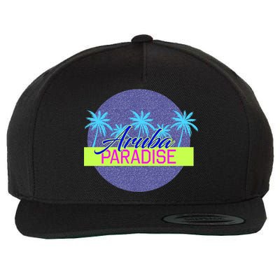 Aruba Paradise Wool Snapback Cap