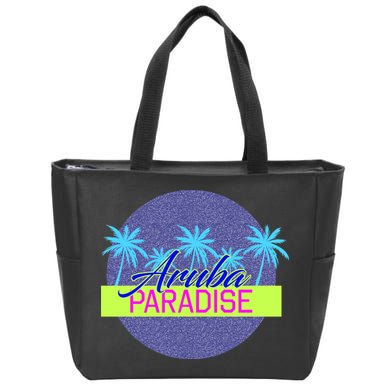 Aruba Paradise Zip Tote Bag