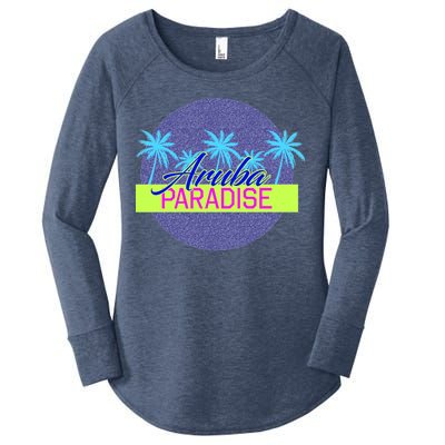 Aruba Paradise Women's Perfect Tri Tunic Long Sleeve Shirt