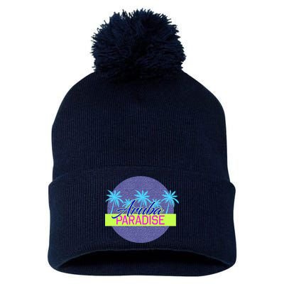 Aruba Paradise Pom Pom 12in Knit Beanie