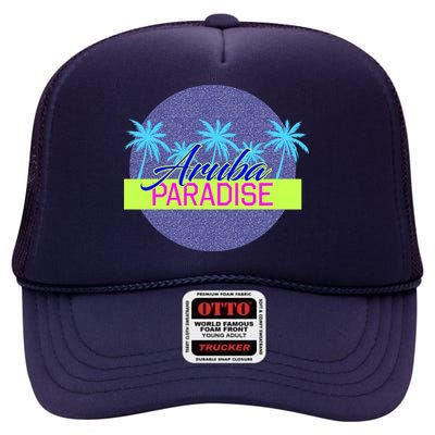 Aruba Paradise High Crown Mesh Back Trucker Hat